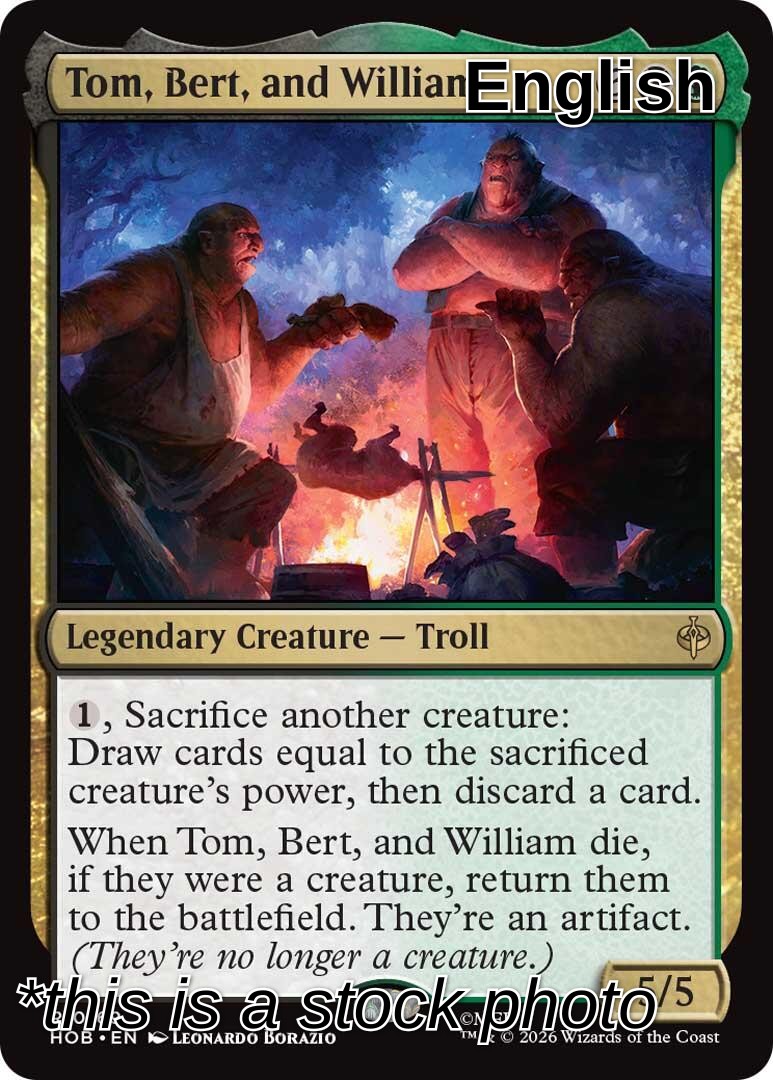 Tom, Bert, and William