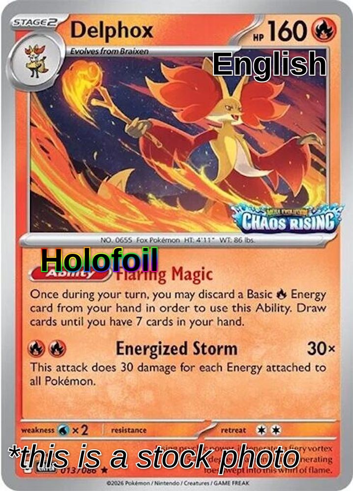 Delphox - 013/086 (Chaos Rising Stamped)