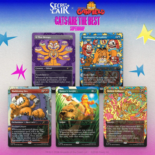 Secret Lair Drop: Secret Lair x Garfield: Our Only Thought Is To Entertain You - Non-Foil Edition