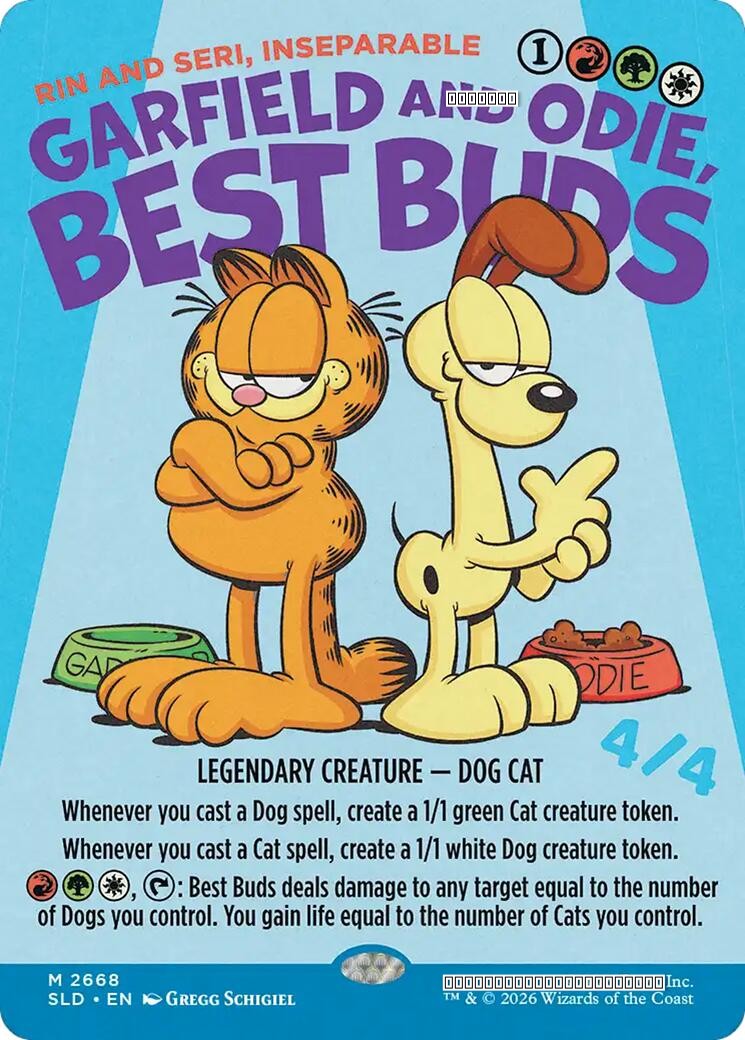 Garfield and Odie, Best Buds - Rin and Seri, Inseparable
