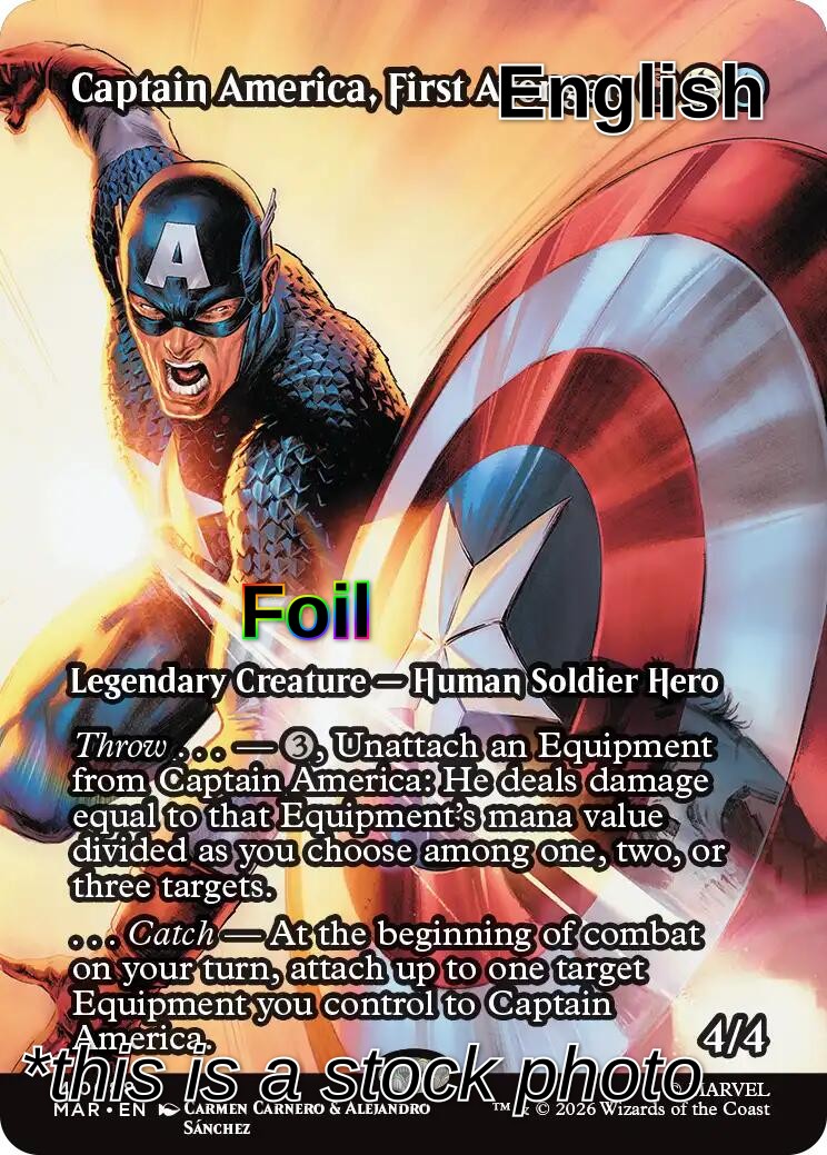 Captain America, First Avenger (Borderless)
