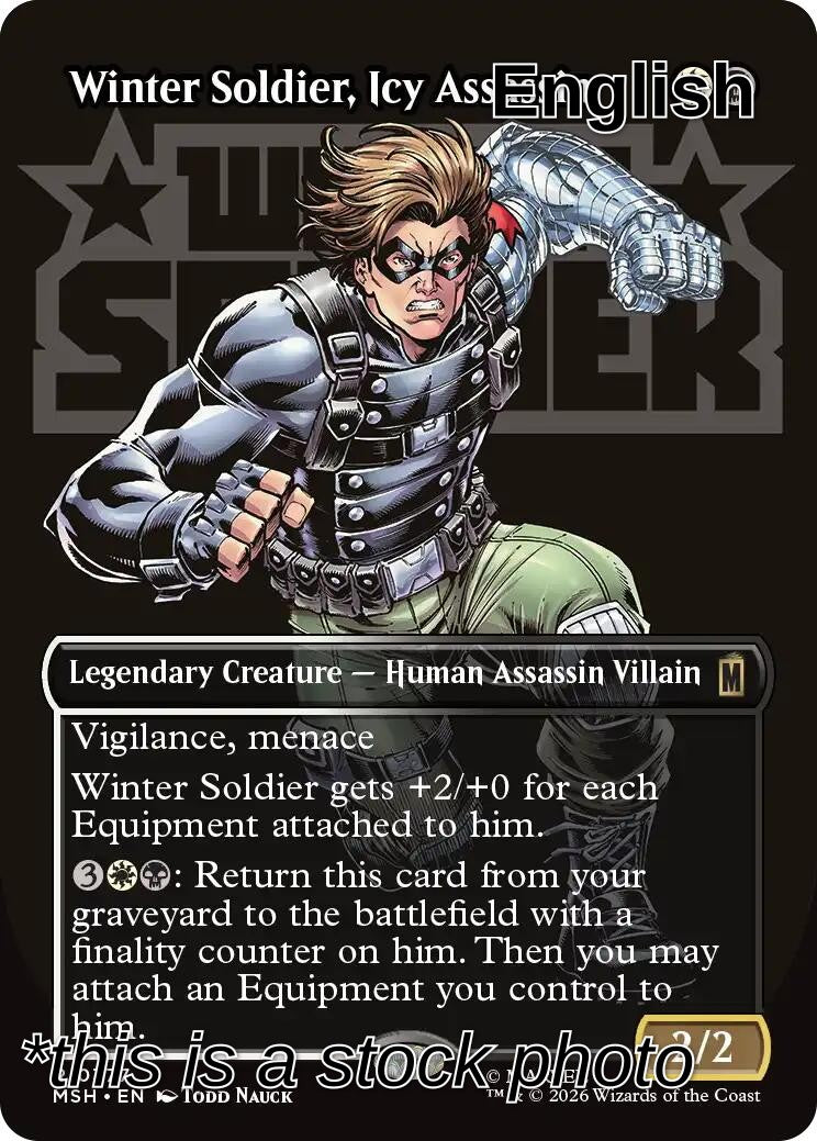 Winter Soldier, Icy Assassin (Borderless)