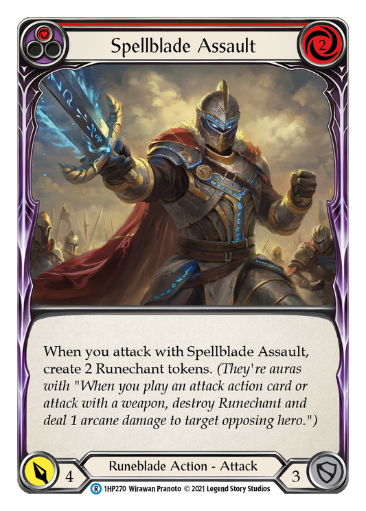 Spellblade Assault (Red) [1HP270] (History Pack 1)