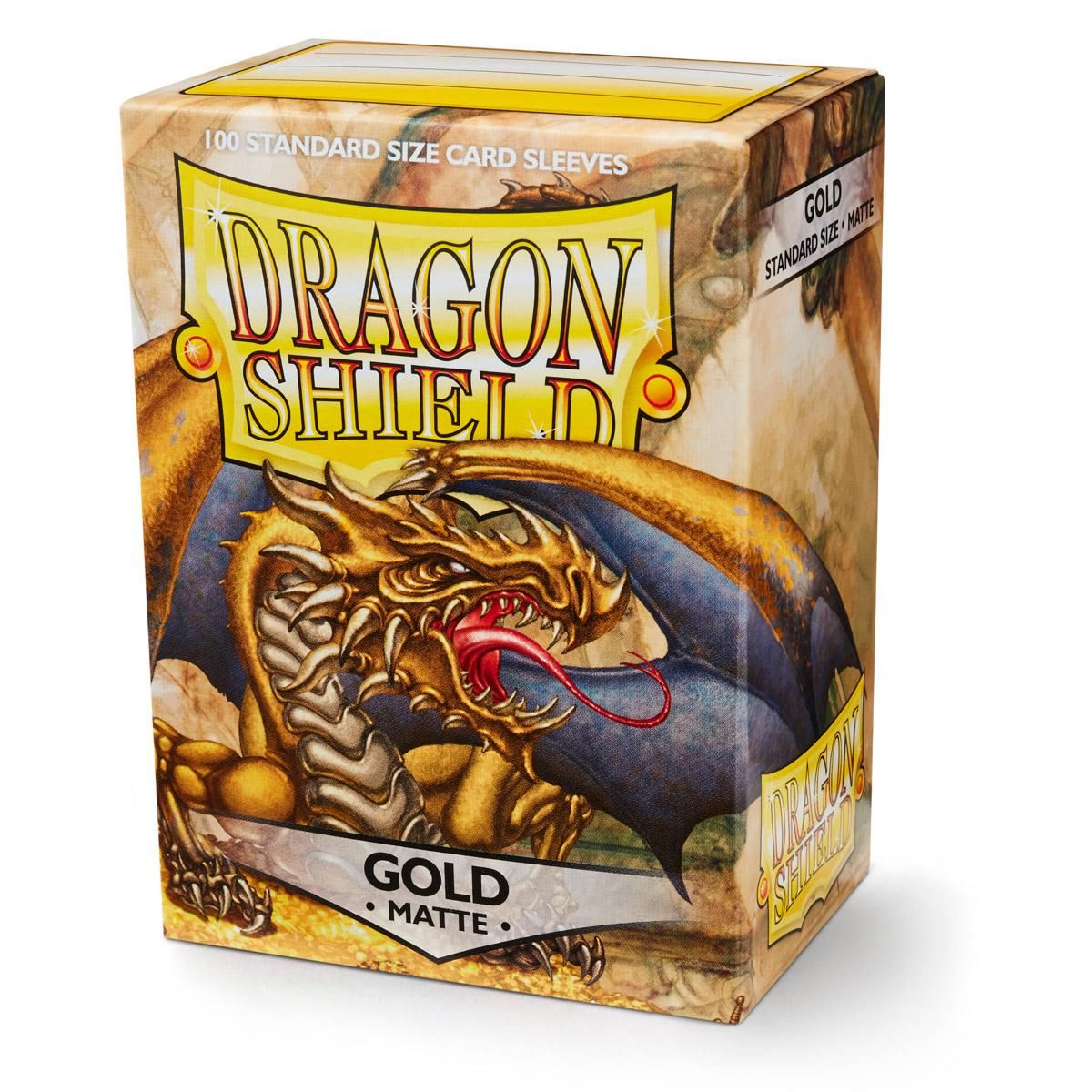 Dragon Shield: Bustine Standard 100pz - Oro (Opaco)