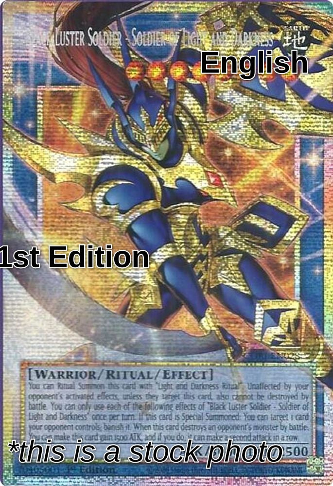 Black Luster Soldier - Soldier of Light and Darkness (Starlight Rare) (Extended Art)