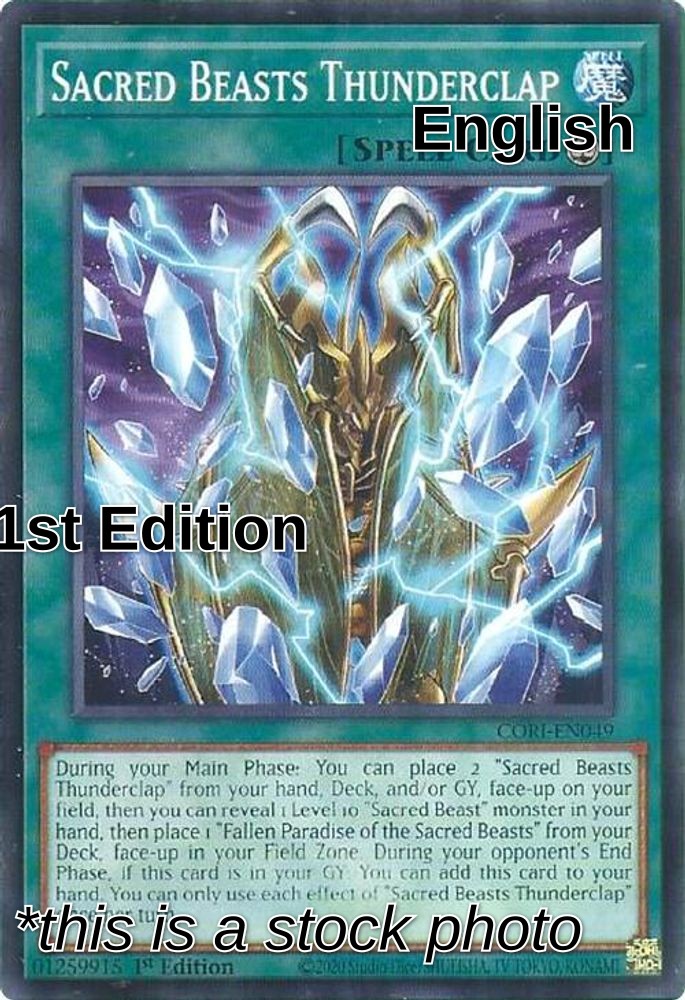 Sacred Beasts Thunderclap