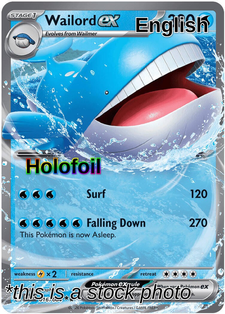 Wailord ex - 016/084