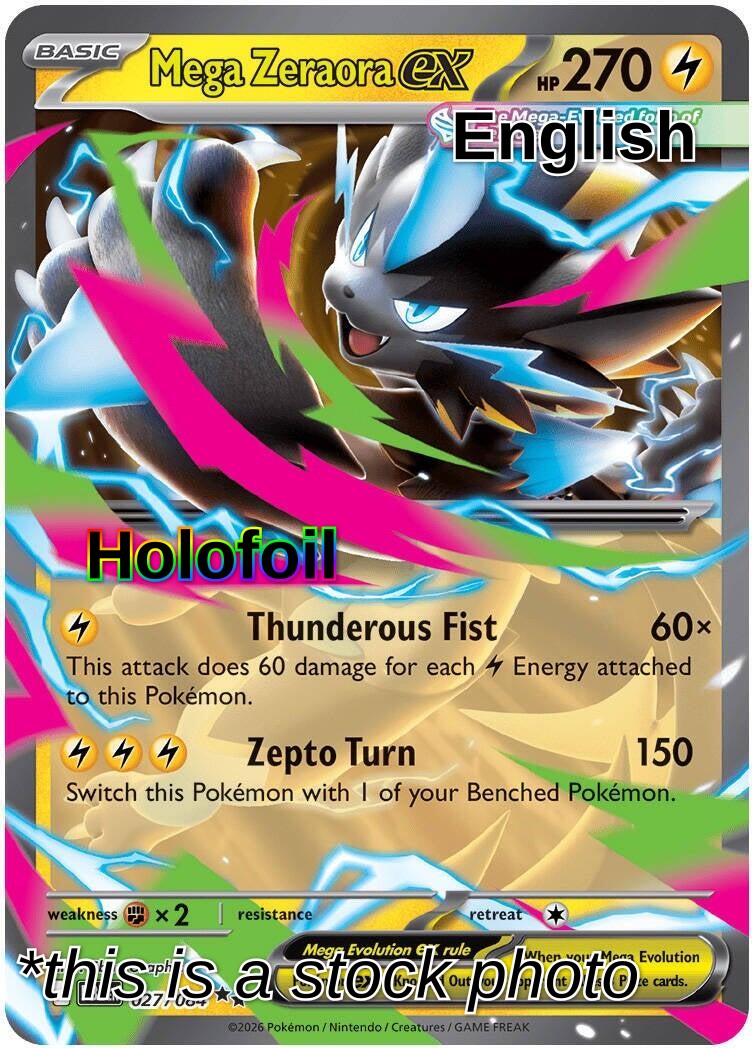 Mega Zeraora ex - 027/084