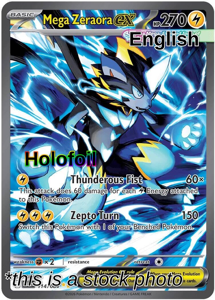 Mega Zeraora ex - 114/084