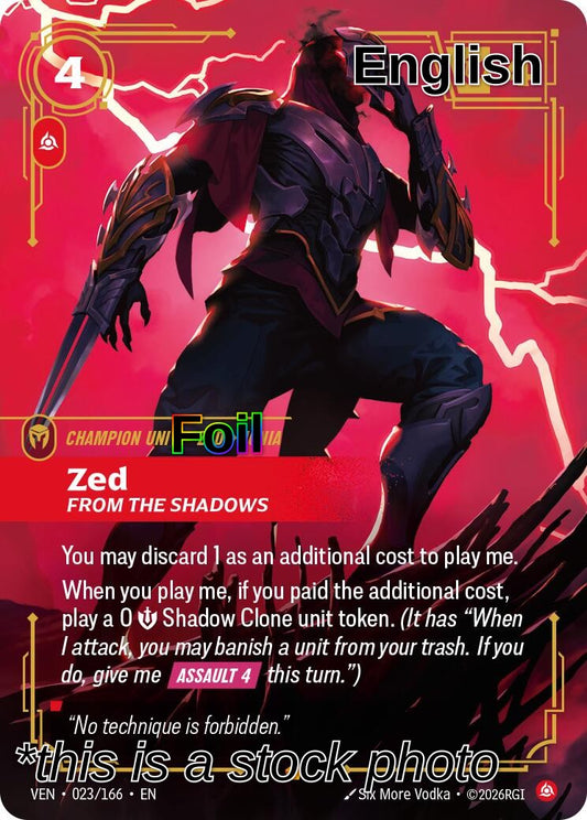 Zed - From the Shadows