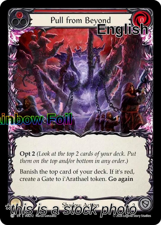 Pull from Beyond (Red)