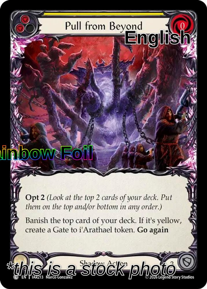 Pull from Beyond (Yellow)