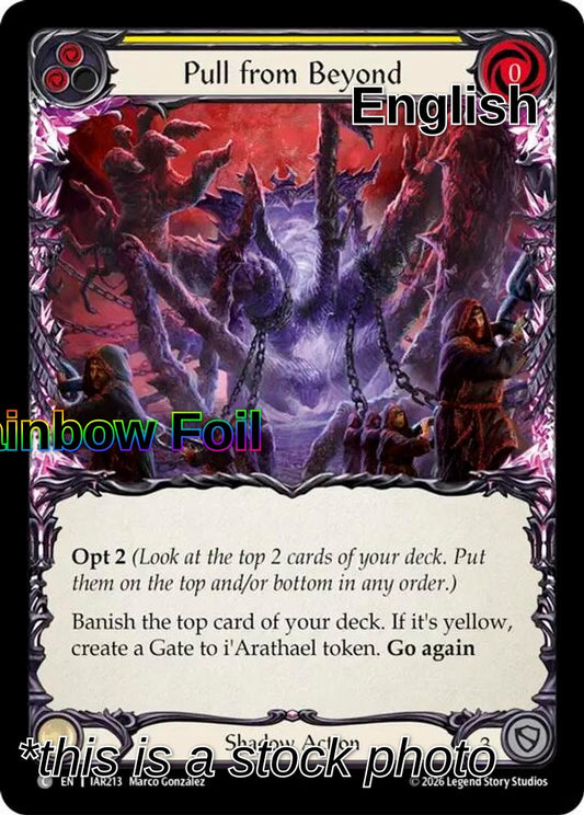 Pull from Beyond (Yellow)