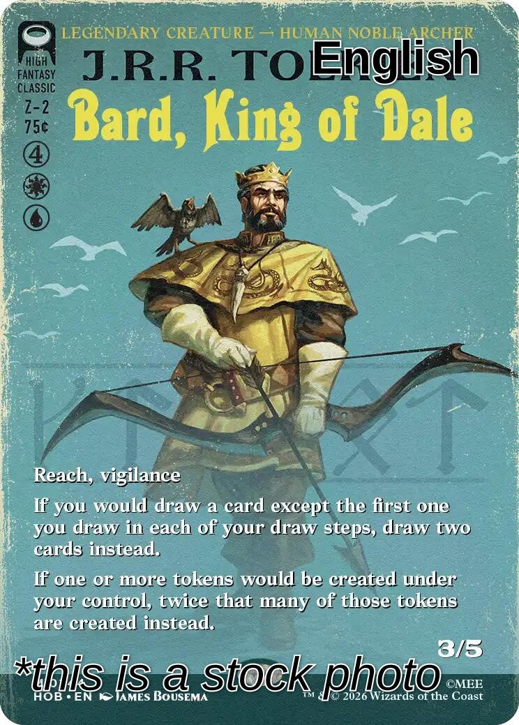Bard, King of Dale (Borderless)