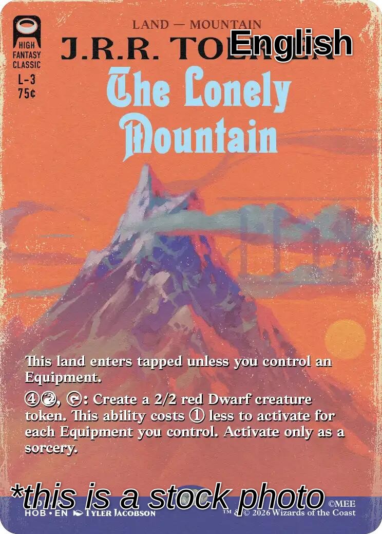 The Lonely Mountain (Borderless) (0248)