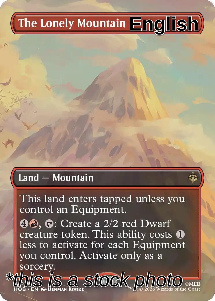 The Lonely Mountain (Borderless) (0207)