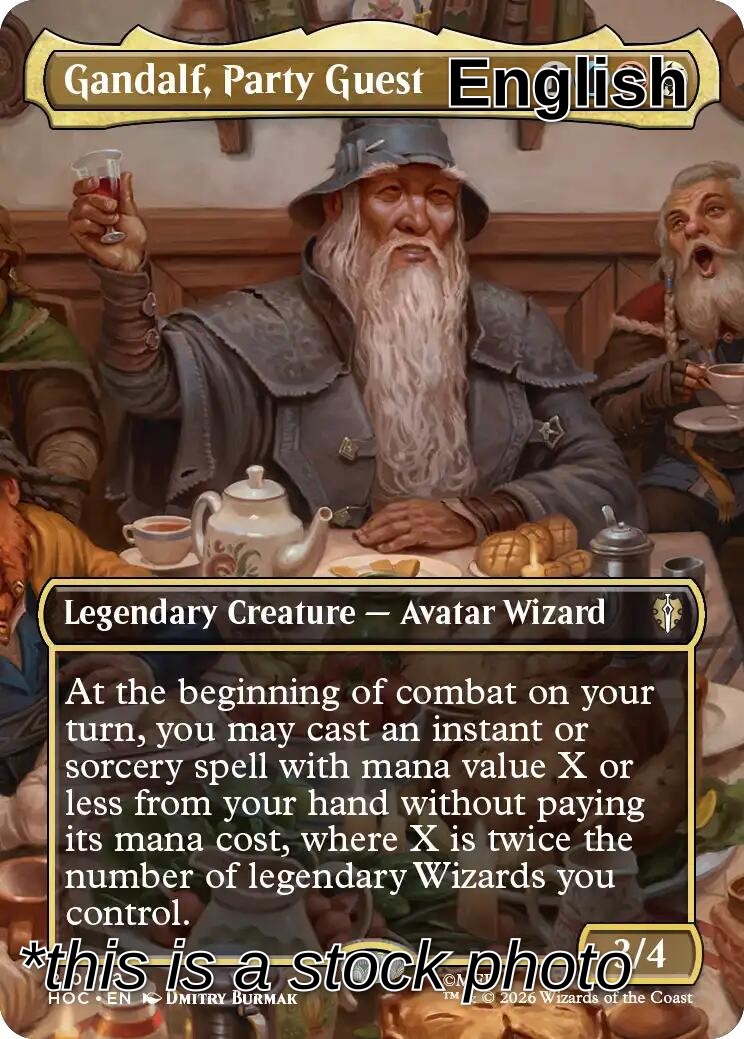 Gandalf, Party Guest (Borderless)