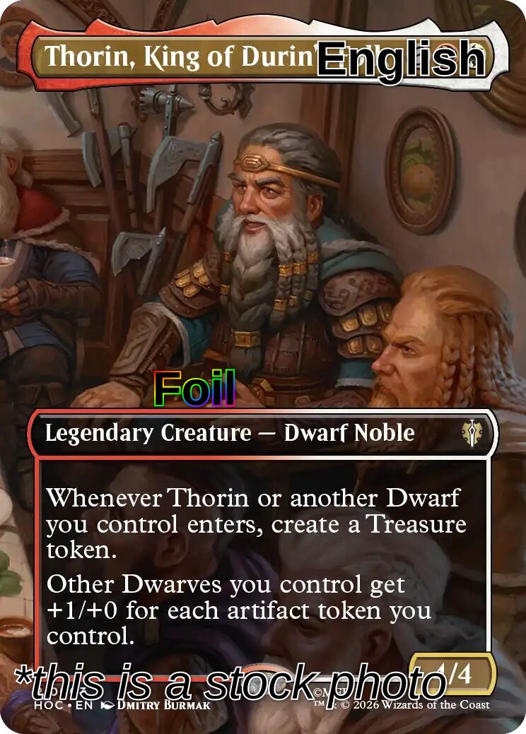 Thorin, King of Durin's Folk (Borderless)