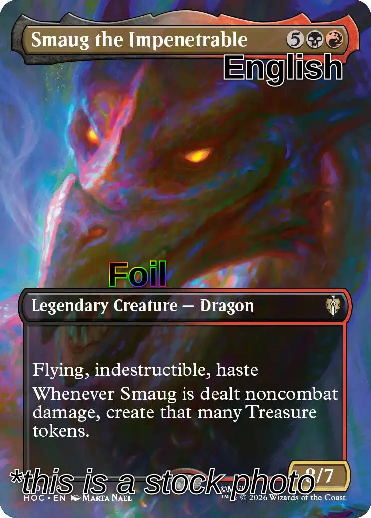 Smaug the Impenetrable (Borderless)