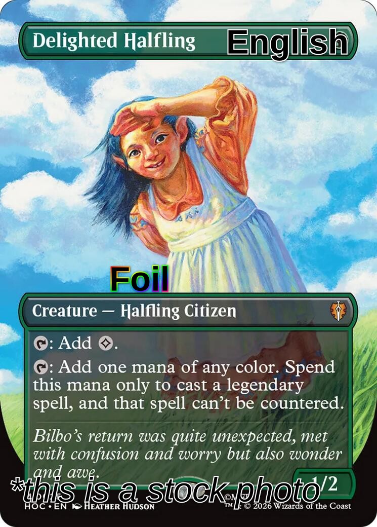 Delighted Halfling (Borderless)