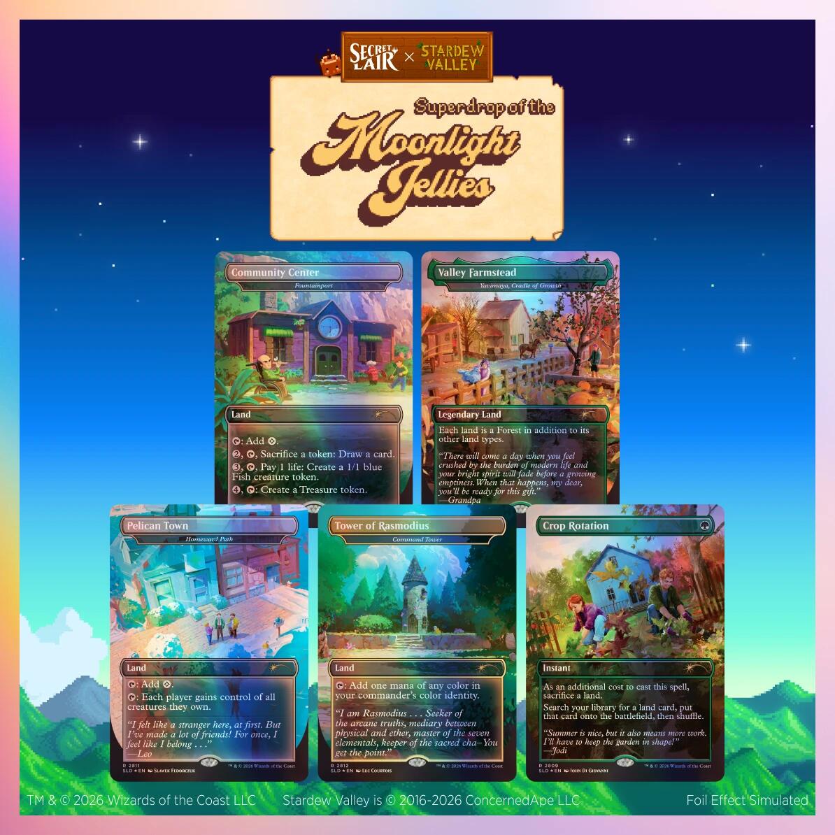 Secret Lair Drop: Secret Lair x Stardew Valley: Life in Pelican Town - Traditional Foil Edition