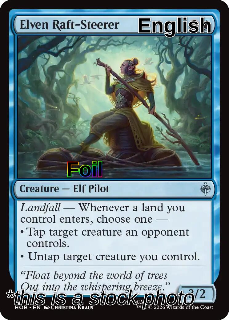 Elven Raft-Steerer
