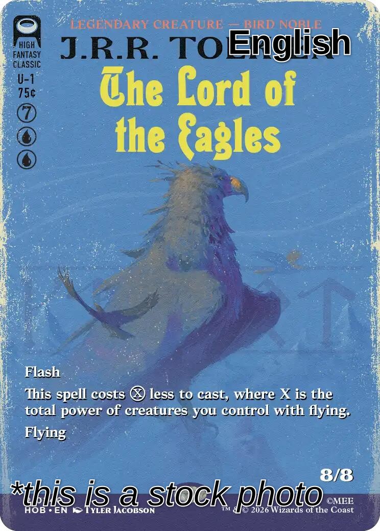 The Lord of the Eagles (Borderless)