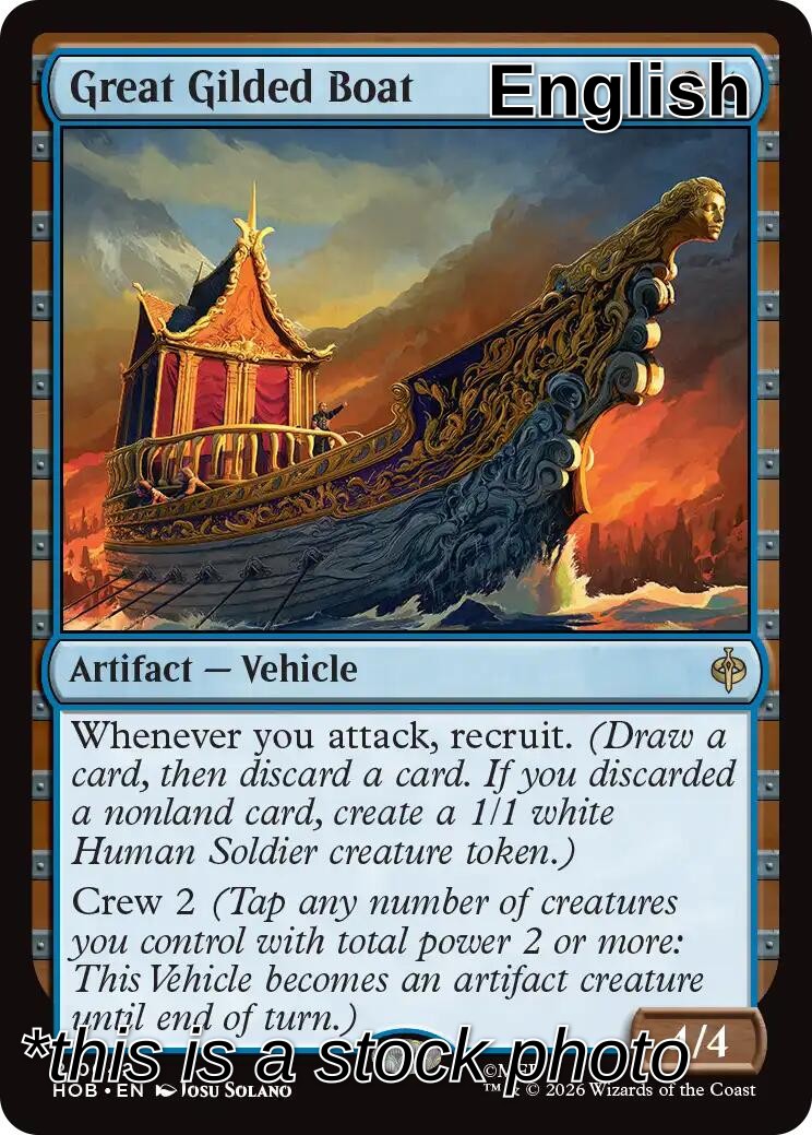 Great Gilded Boat