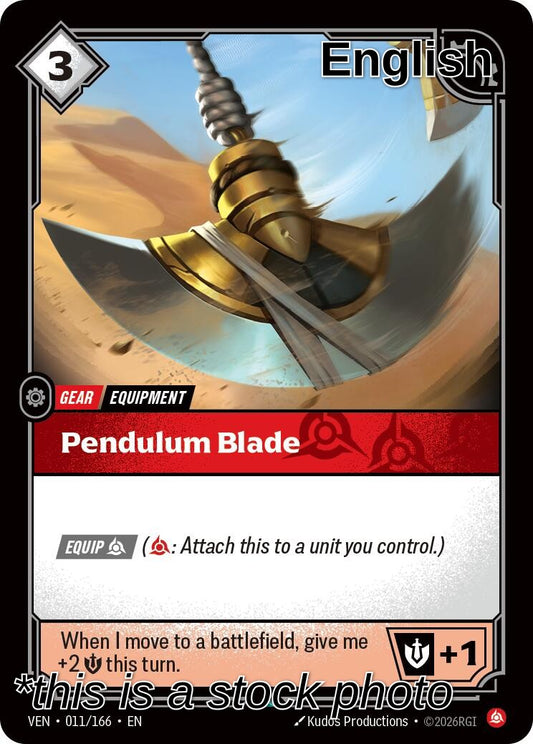 Pendulum Blade