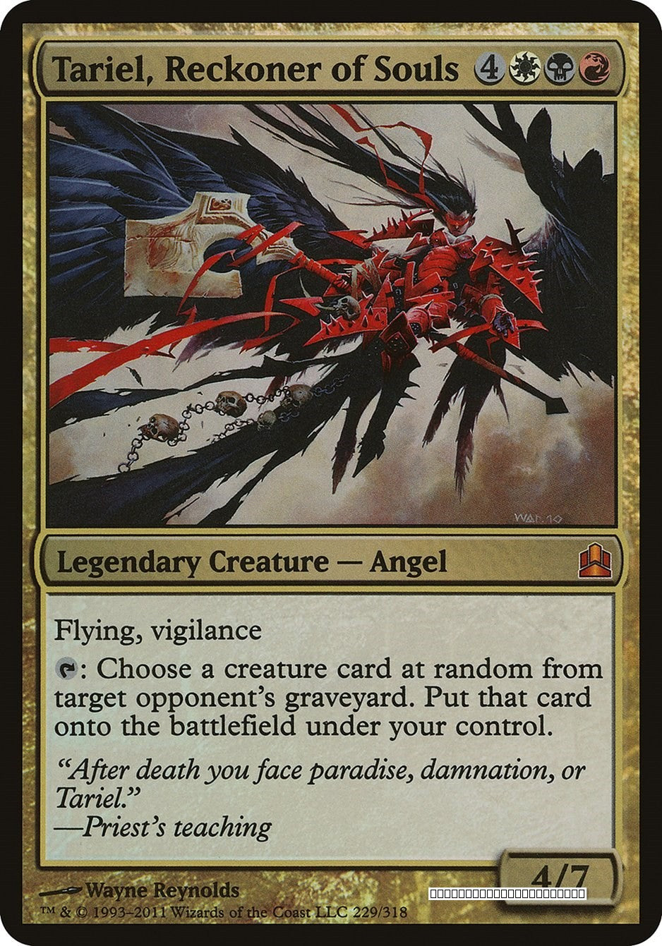Tariel, Reckoner of Souls (Commander)