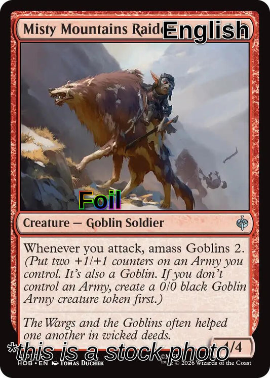 Misty Mountains Raider