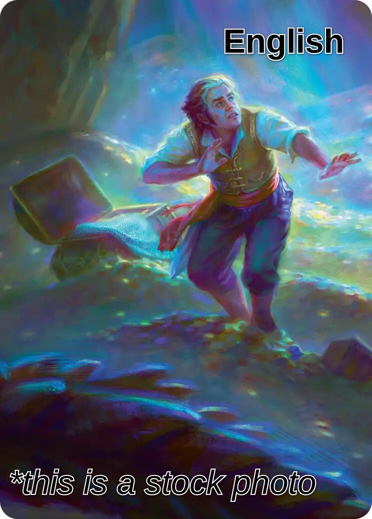 Bilbo's Burglaring Art Card (10/12)