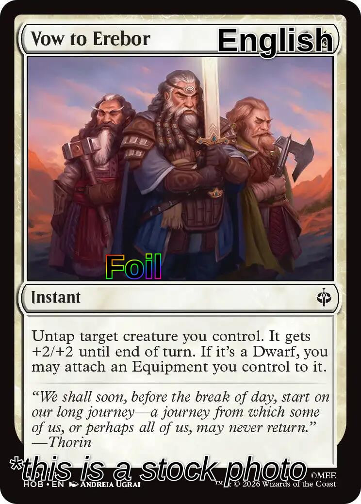 Vow to Erebor