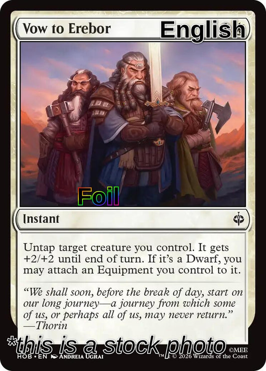 Vow to Erebor