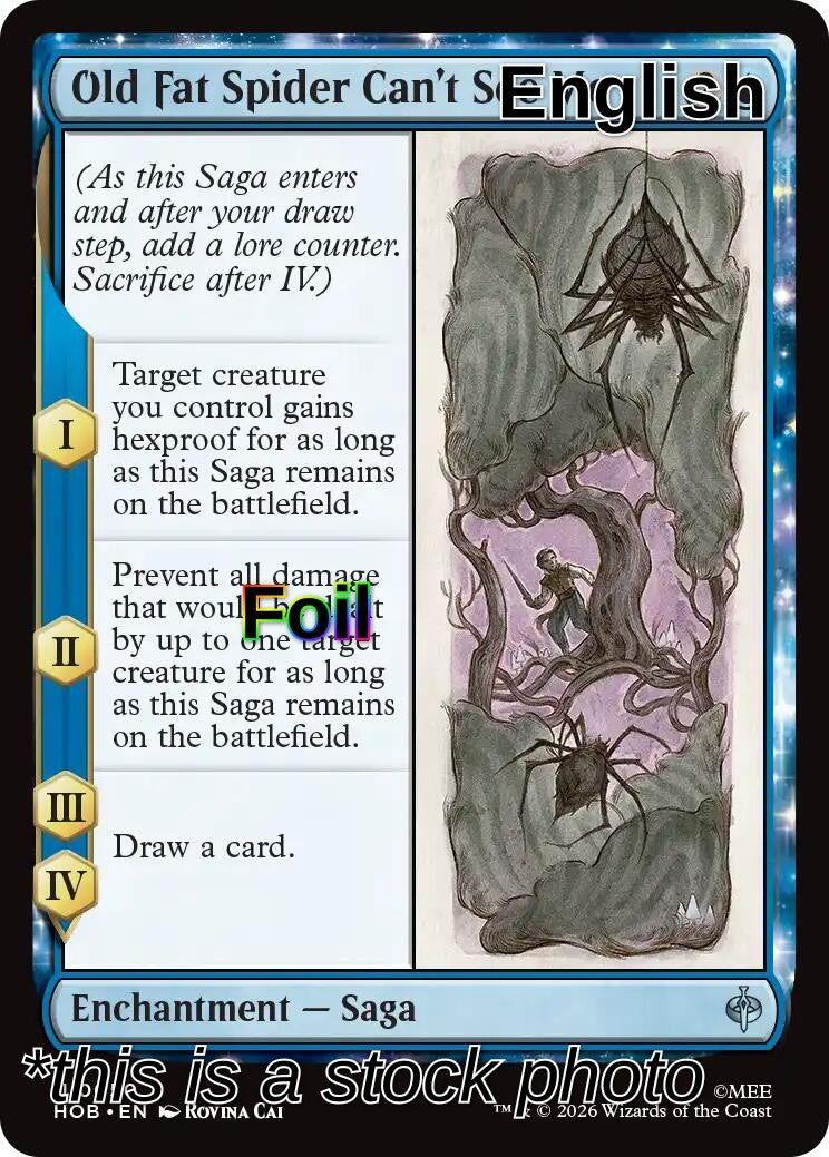 Old Fat Spider Can't See Me