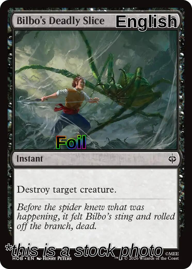Bilbo's Deadly Slice