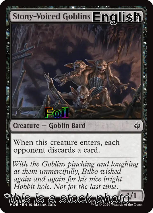 Stony-Voiced Goblins