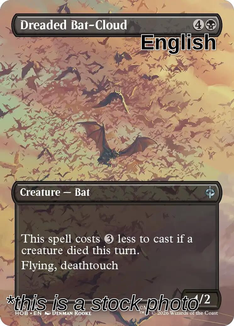 Dreaded Bat-Cloud (Borderless)