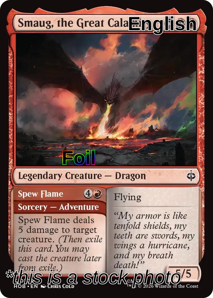 Smaug, the Great Calamity