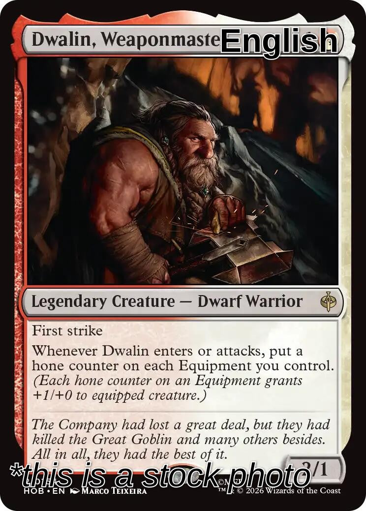 Dwalin, Weaponmaster