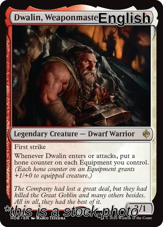 Dwalin, Weaponmaster