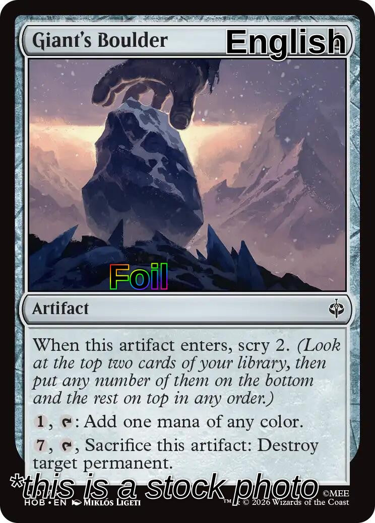 Giant's Boulder