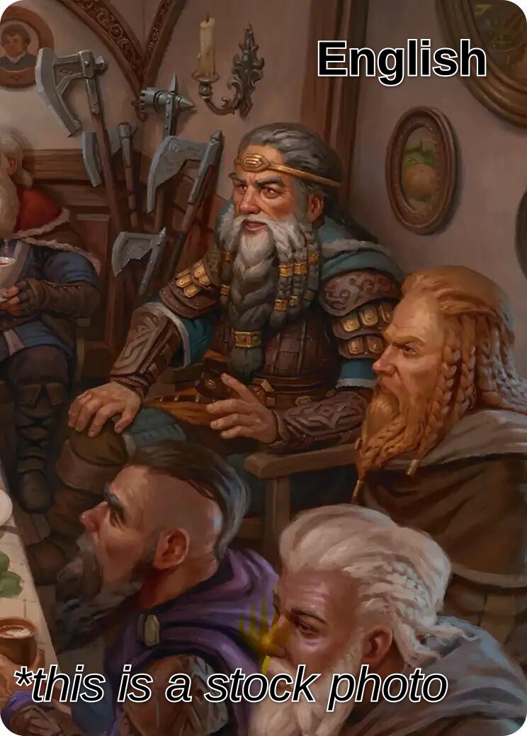 Thorin, King of Durin's Folk Art Card (3/12)