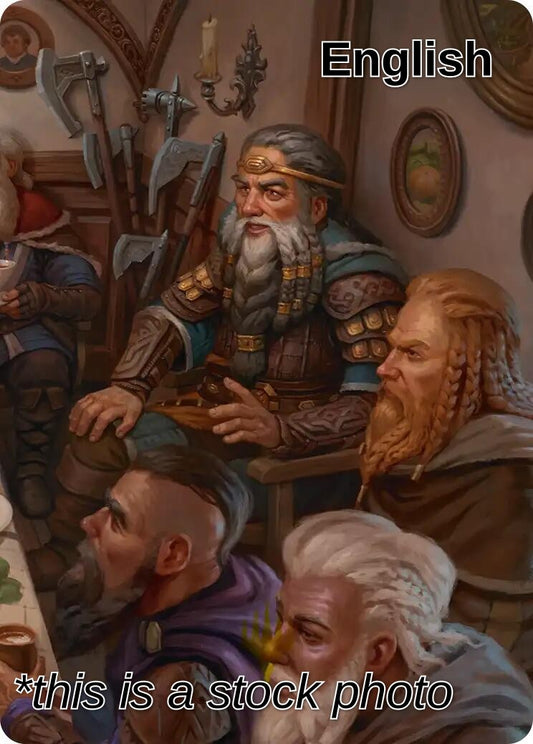Thorin, King of Durin's Folk Art Card (3/12)