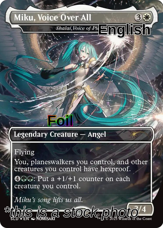 Miku, Voice Over All - Shalai, Voice of Plenty