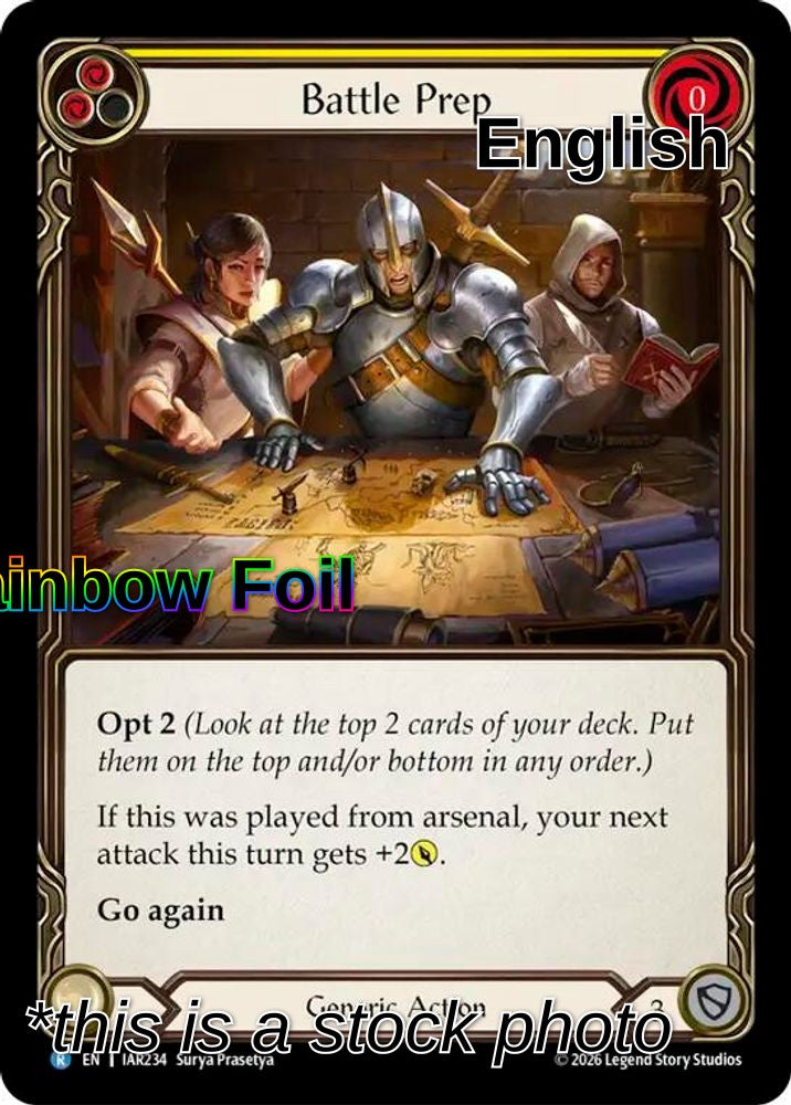 Battle Prep (Yellow)