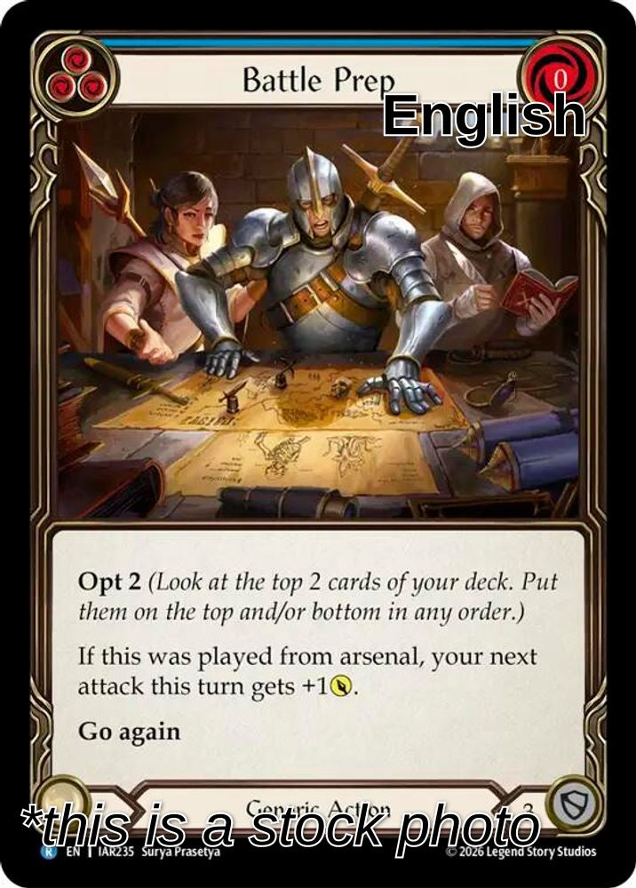 Battle Prep (Blue)