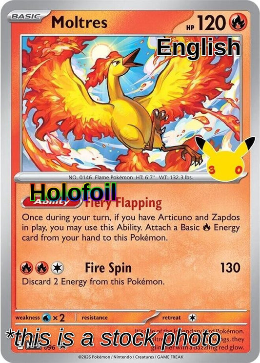 Moltres - 096 (30th Celebration)