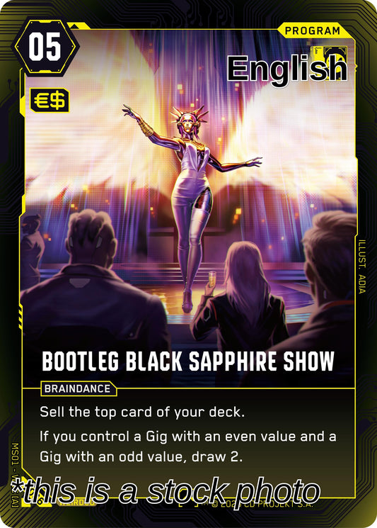 Bootleg Black Sapphire Show