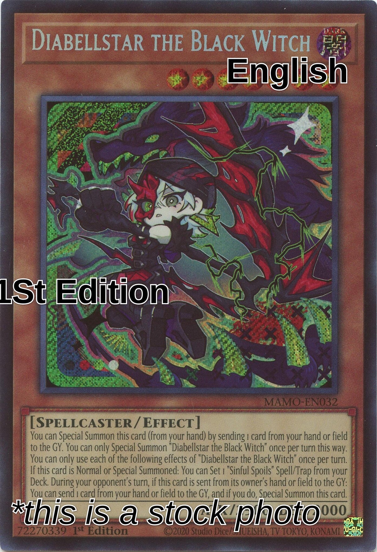Diabellstar the Black Witch (Secret Rare)